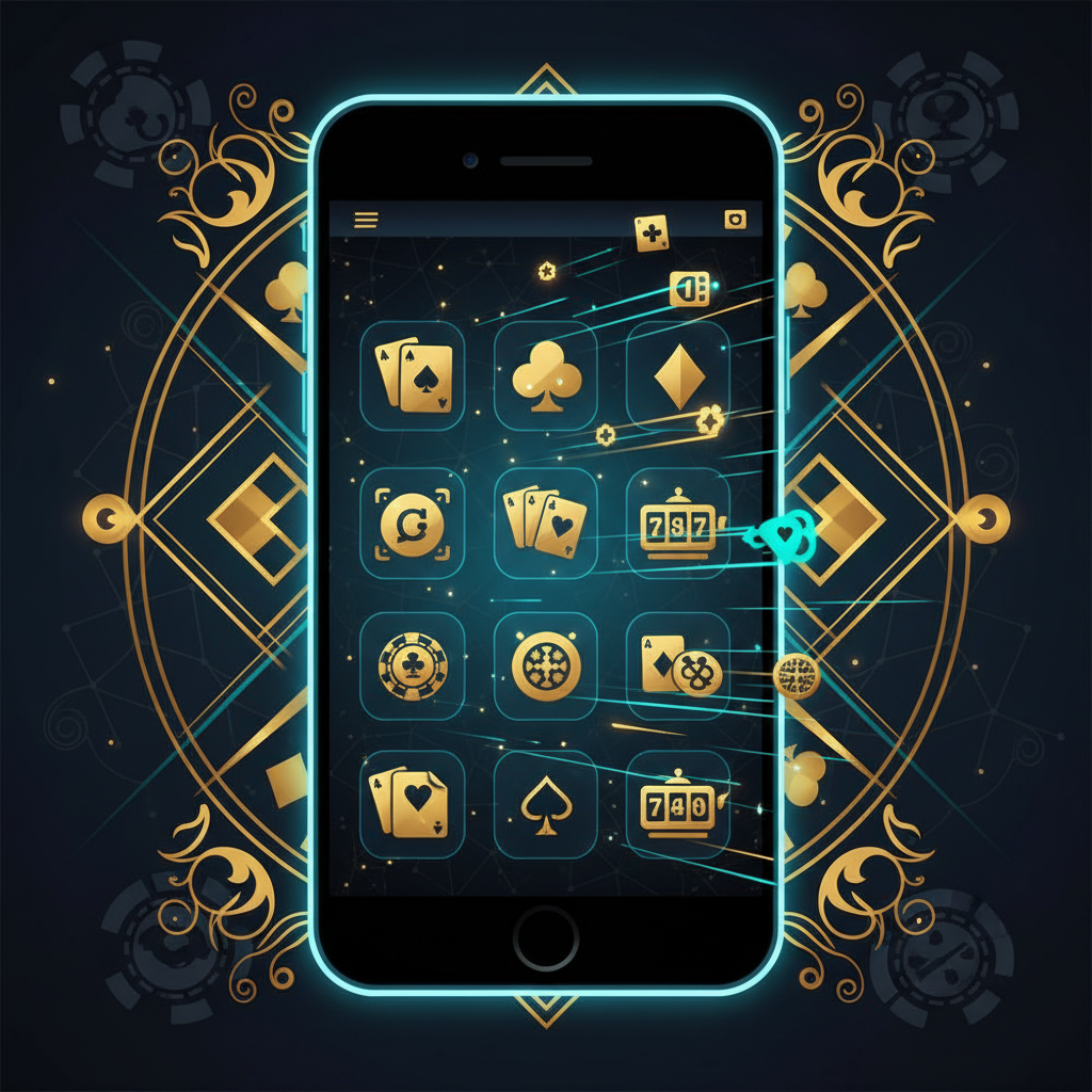 imagem de portal de cassino na interface digital